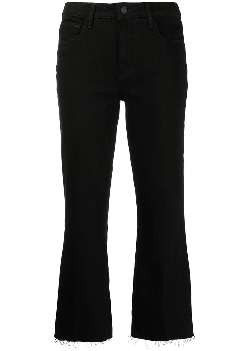 L'Agence cropped straight-leg trousers