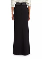 L'Agence Diara Tuxedo Maxi Skirt