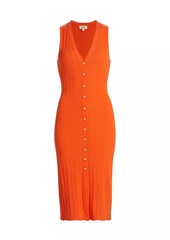 L'Agence Domino Ribbed Body-Con Dress