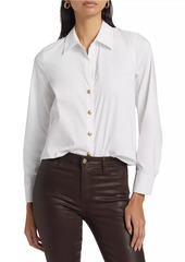 L'Agence Ellery Button-Front Blouse