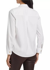 L'Agence Ellery Button-Front Blouse