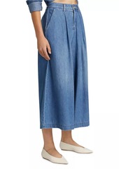 L'Agence Elowyn Pleated Palazzo Jeans