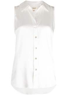 L'Agence Emmy sleeveless silk shirt