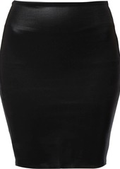 L'Agence faux-leather pencil skirt