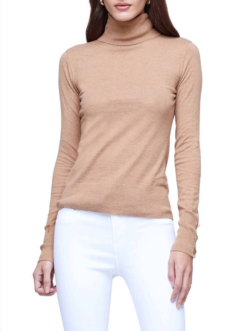 L'Agence Flora Sweater In Chestnut