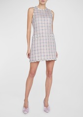 L'Agence Florian Tweed Shift Dress