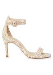 L'Agence Giselle ll Leather Ankle-Strap Sandals