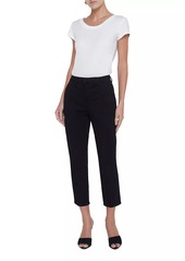 L'Agence Harlow Slim Crop Trousers