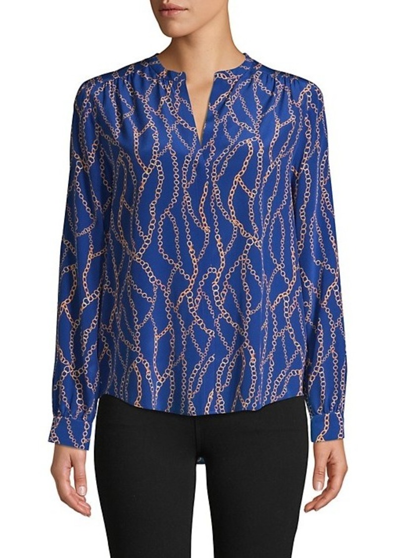 High-Low Silk Blouse - On Sale for $124.99