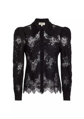 L'Agence Jenica Floral Lace Blouse