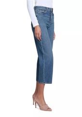 L'Agence June Crop Wide-Leg Jeans