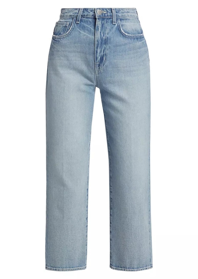 L'Agence June High-Rise Crop Stovepipe Jeans