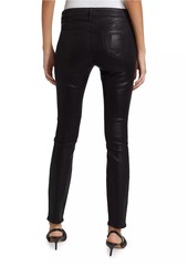 L'Agence Jyothi Faux Leather Skinny Pants