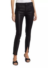 L'Agence Jyothi Faux Leather Skinny Pants