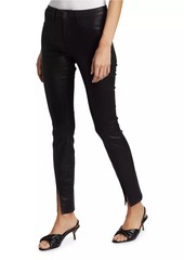 L'Agence Jyothi Faux Leather Skinny Pants