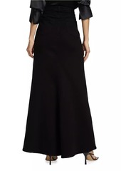 L'Agence Kailani Denim Maxi Skirt