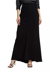 L'Agence Kailani Denim Maxi Skirt