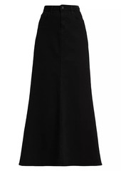 L'Agence Kailani Denim Maxi Skirt