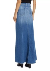 L'Agence Kailani Mermaid Stretch-Denim Maxi Skirt