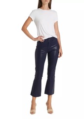 L'Agence Kendra Cropped Coated Jeans