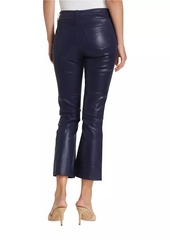 L'Agence Kendra Cropped Coated Jeans