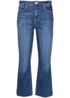 L'Agence Kendra cropped flare jeans