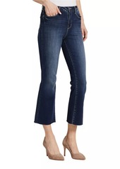 L'Agence Kendra High-Rise Crop Flare Jeans