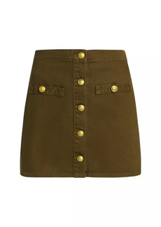 L'Agence Kris Denim Miniskirt