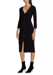 L'Agence Kyra Cotton-Blend Duster Dress