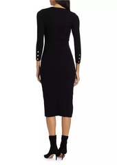 L'Agence Kyra Cotton-Blend Duster Dress