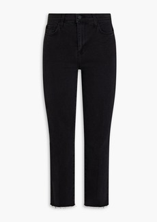 L'Agence - Cropped high-rise slim-leg jeans - Black - 29