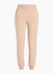 L'Agence - Stretch cotton and modal-blend track pants - Neutral - XS