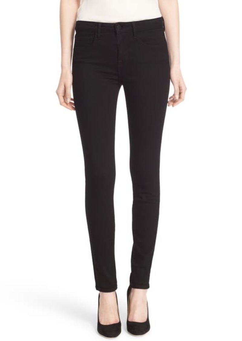 L'AGENCE '30' High Rise Skinny Jeans