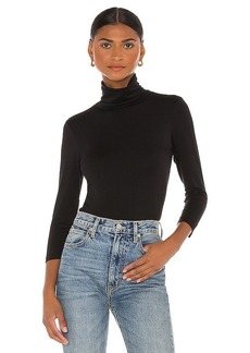 L'AGENCE Aja Turtleneck 3/4 Sleeve Top