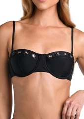 L'AGENCE Alexandria Grommet Convertible Underwire Bikini Top