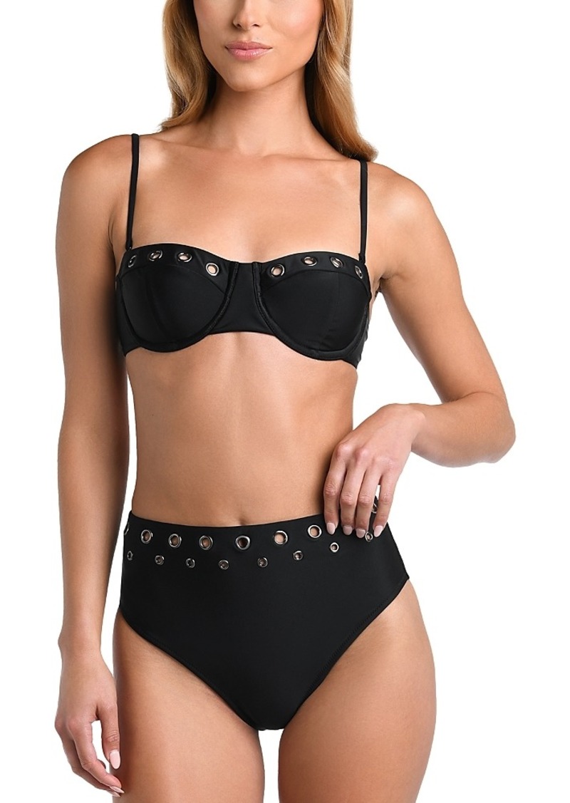 L'Agence Alexandria Grommet Underwire Bikini Top