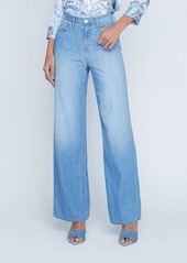 L'AGENCE Alicent High Waist Wide Leg Jeans