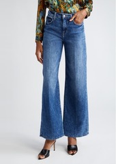 L'AGENCE Alicent High Waist Wide Leg Jeans