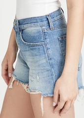 L'AGENCE Audrey Mid Rise Denim Shorts