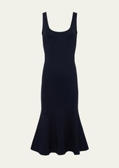 L'Agence Bisous Flared Midi Dress