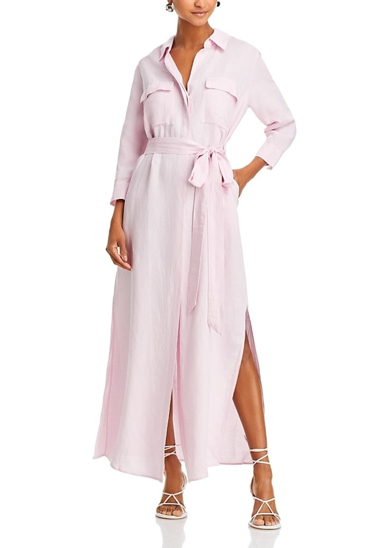 L'Agence Cameron Maxi Shirt Dress