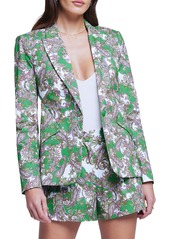 L'AGENCE Chamberlain Blazer in Grass Gr Mt Sm Paisley at Nordstrom Rack