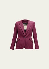 L'Agence Chamberlain Houndstooth Blazer