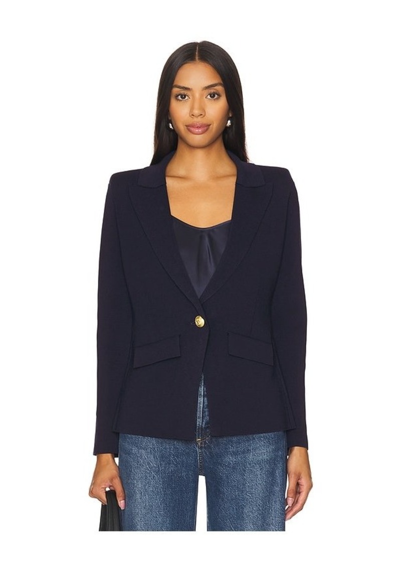 L'AGENCE Chamberlain Knit Blazer