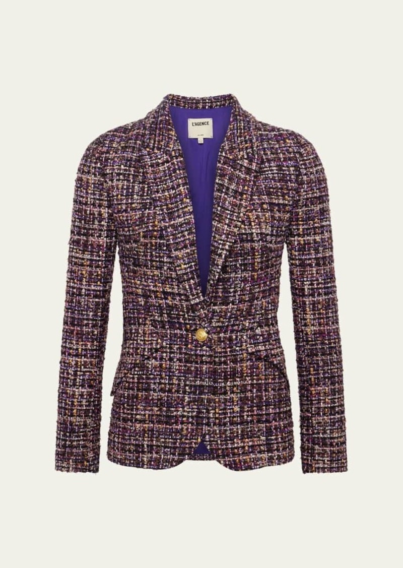 L'Agence Chamberlain Tweed Blazer