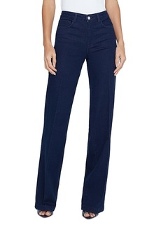L'Agence Clayton High Rise Wide Leg Jeans in Tustin