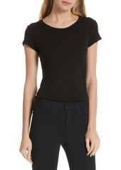 L'AGENCE Cory Tee in Black at Nordstrom