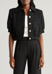 L'AGENCE Cove Tweed Crop Jacket