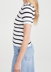 L'AGENCE Delphine Short Sleeve Sweater