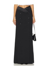 L'AGENCE Diara Tuxedo Skirt